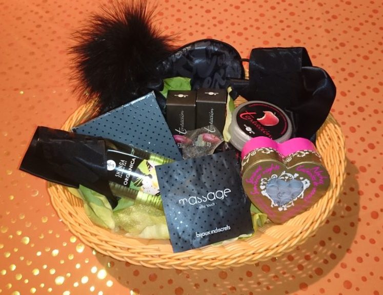 cistella taronja locashop tupersex cesta regalo