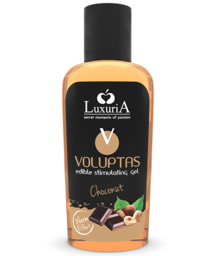 INTIMATELINE LUXURIA - VOLUPTAS GEL MASAJE COMESTIBLE EFECTO CALOR - CHOCONUT 100 ML