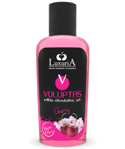INTIMATELINE LUXURIA - VOLUPTAS GEL MASAJE COMESTIBLE EFECTO CALOR - CEREZA 100 ML