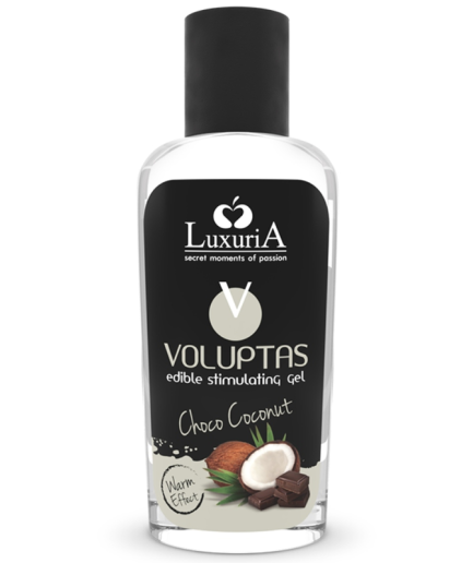 INTIMATELINE LUXURIA - VOLUPTAS GEL MASAJE COMESTIBLE EFECTO CALOR - COCO Y CREMA 100 ML
