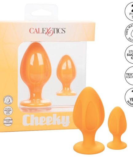 CALEXOTICS - CHEEKY PLUGS ANALES NARANJA