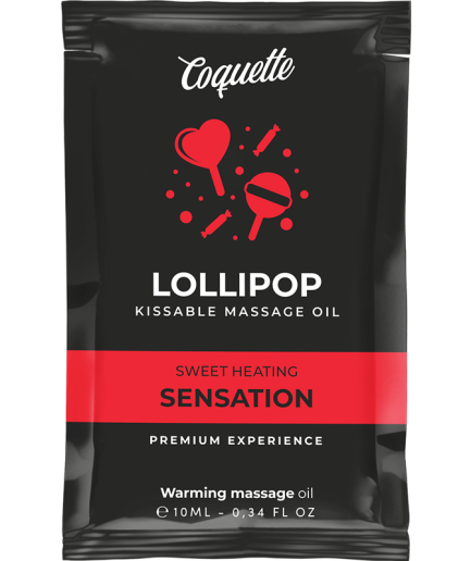 COQUETTE CHIC DESIRE - POCKET ACEITE MASAJE KISSABLE EFECTO CALOR PIRULETA 10 ML