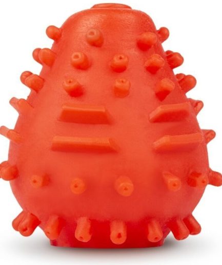 G-VIBE - HUEVO MASTURBADOR TEXTURADO REUTILIZABLE ROJO