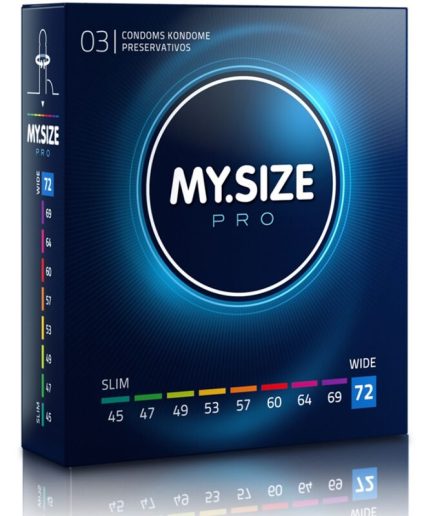 MY SIZE - PRO PRESERVATIVOS 72 MM 3 UNIDADES
