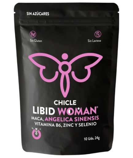 WUG SEX SENSE - LIBID WOMAN CHICLE AUMENTO LIBIDO MUJER 10 UNIDADES