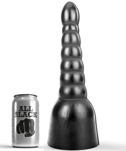 ALL BLACK - DILDO 34 CM