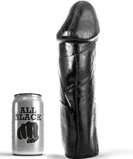 ALL BLACK - DONG 28 CM SIN TESTICULOS
