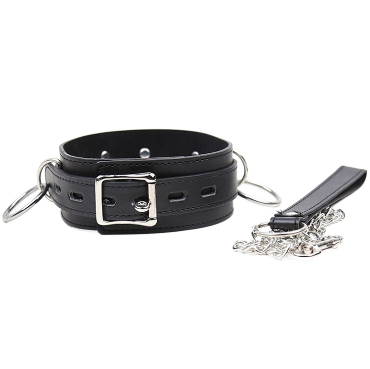 OHMAMA FETISH - 3 RING SLAVE COLLAR