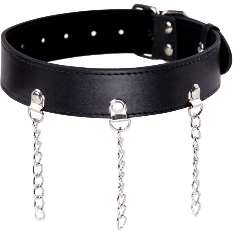OHMAMA FETISH - COLLAR WITH RINGS