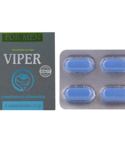 COBECO - VIPER POTENCIADOR MASCULINO 4 CAPSULAS