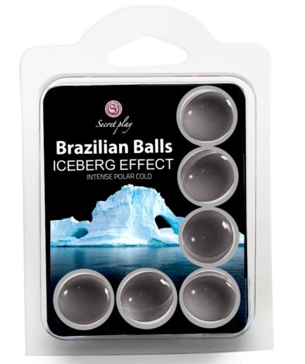 SECRET PLAY SET 6 BRAZILIAN BALLS EFECTO ICEBERG