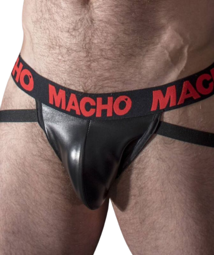 MACHO - MX25RC JOCK CUERO ROJO S