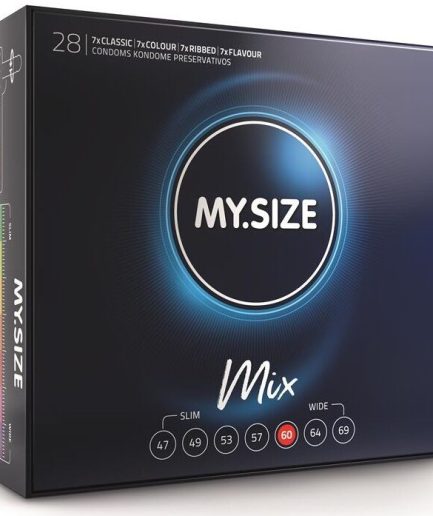 MY SIZE - MIX PRESERVATIVOS 60 MM 28 UNIDADES