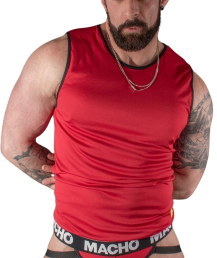 MACHO - CAMISETA ROJA L/XL