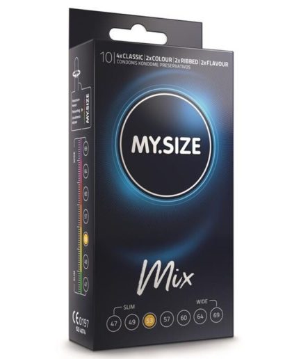 MY SIZE - MIX PRESERVATIVOS 53 MM 10 UNIDADES