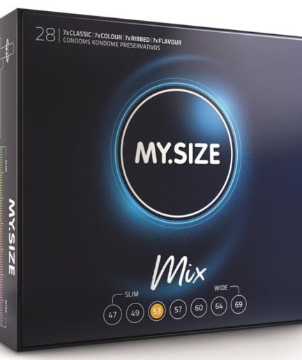 MY SIZE - MIX PRESERVATIVOS 53 MM 28 UNIDADES