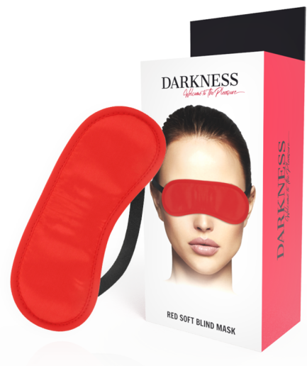 DARKNESS - M脕SCARA ANTIFAZ ROJO RECTO