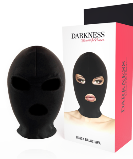 DARKNESS - BDSM M脕SCARA SUMISI脫N BOCA Y OJOS NEGRO