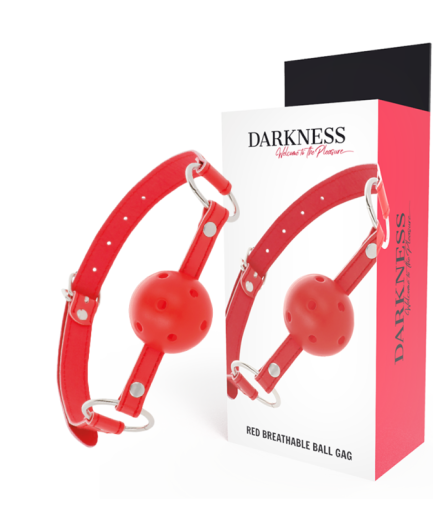 DARKNESS - MORDAZA TRANSPIRABLE ROJO