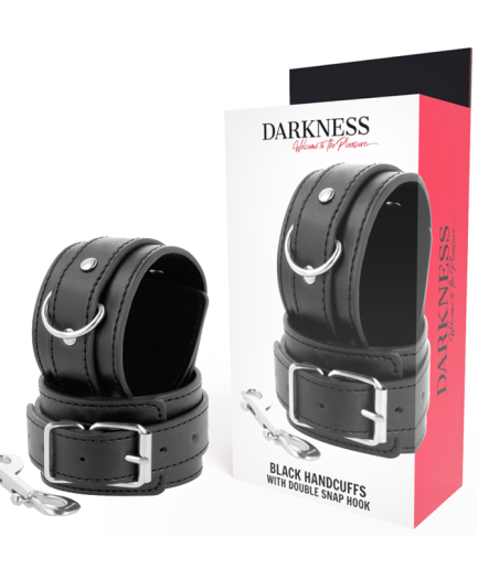 DARKNESS - ESPOSAS AJUSTABLES NEGRO CON DOBLE CINTA REFUERZO
