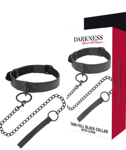 DARKNESS - COLLAR CON CADENA NEGRO
