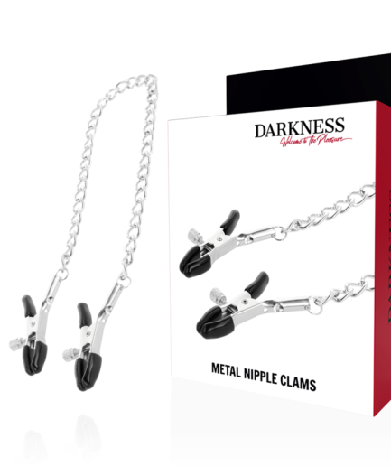 DARKNESS - PINZAS AJUSTABLES PARA PEZONES AJUSTABLES METAL