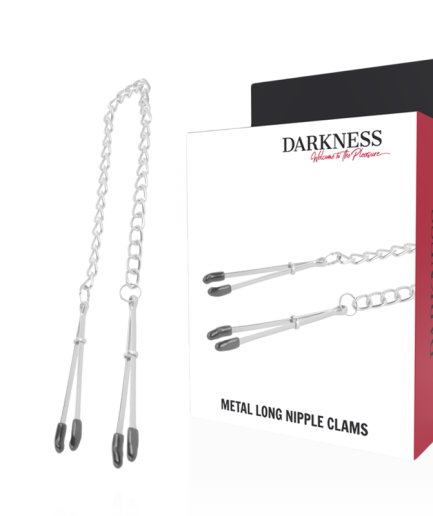 DARKNESS - PINZAS AJUSTABLES PARA PEZONES METAL