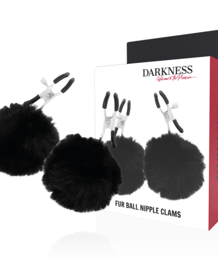 DARKNESS - PINZAS PARA PEZONES CON POMPONES 1