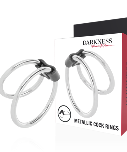 DARKNESS - ANILLA METAL DOBLE PARA EL PENE