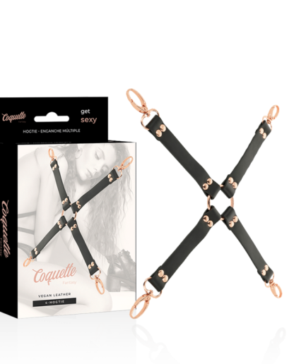 COQUETTE CHIC DESIRE - FANTASY HOG TIE CUERO VEGANO