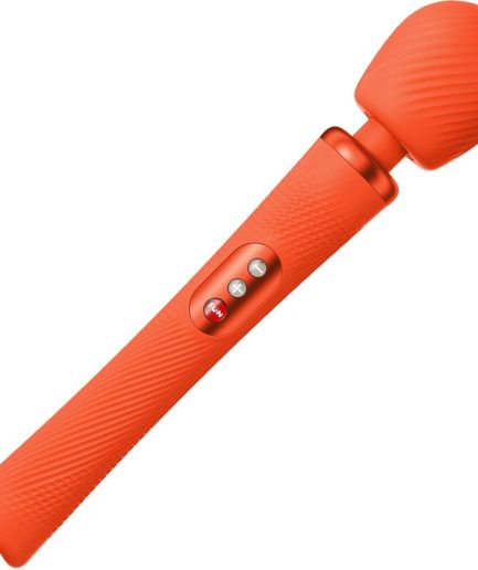 FUN FACTORY - VIM WAND RUMBLE VIBRADOR RECARGABLE SILICONA NARANJA