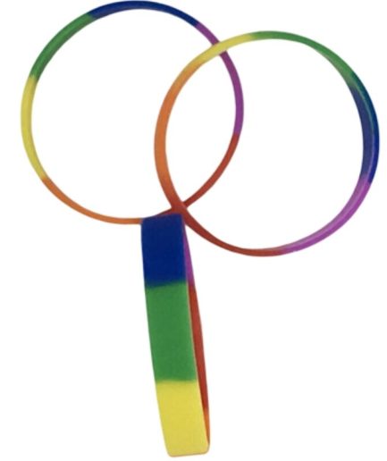 PRIDE - PULSERA SILICONA BANDERA LGBT
