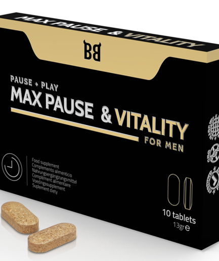 BLACK BULL - MAX PAUSE & VITALITY RETARDANTE PARA HOMBRE 10 CÁPSULAS