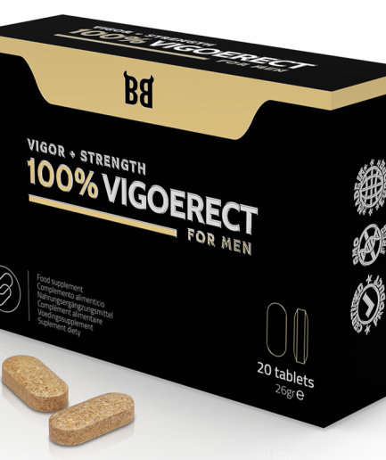 BLACK BULL - 100% VIGOERECT POTENCIADOR PARA HOMBRE 20 CÁPSULAS