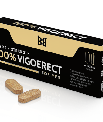BLACK BULL - 100% VIGOERECT POTENCIADOR PARA HOMBRE 4 CÁPSULAS