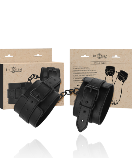 INTENSE - FETISH TOBILLERAS DE CUERO VEGANO