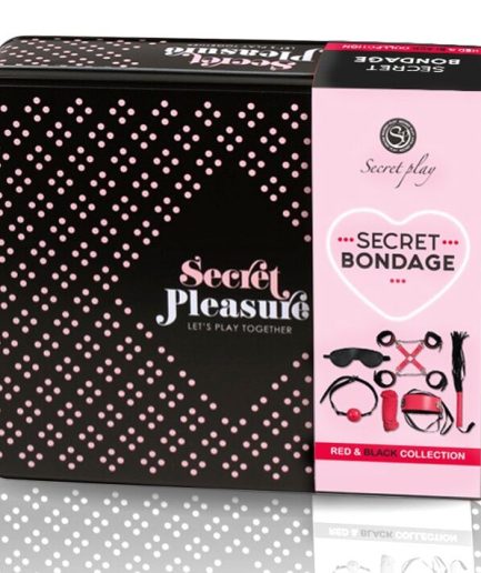 SECRETPLAY - BDSM SET 6 PIEZAS RED COLLECTION