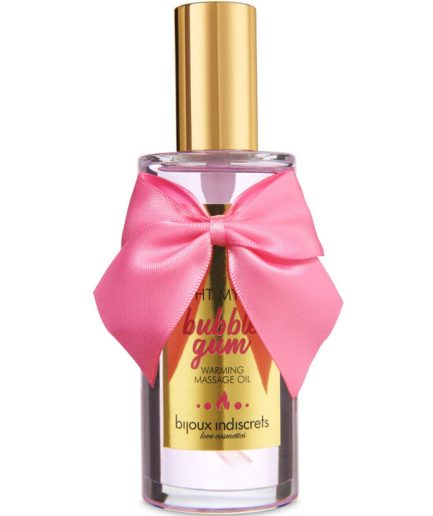 BIJOUX - INDISCRETS LIGHT MY FIRE ACEITE MASAJE EFECTO CALOR SABOR CHICLE