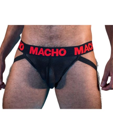 MACHO - MX26X2 JOCK NEGRO/ROJO M