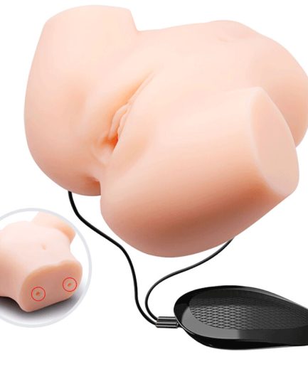 CRAZY BULL - VAGINA Y ANO REALISTICOS DOBLE VIBRACION