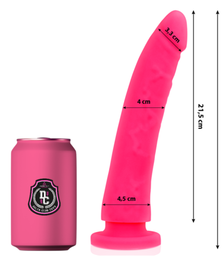 DELTA CLUB - TOYS DILDO ROSA SILICONA MEDICA 23 CM -O- 4.5 CM