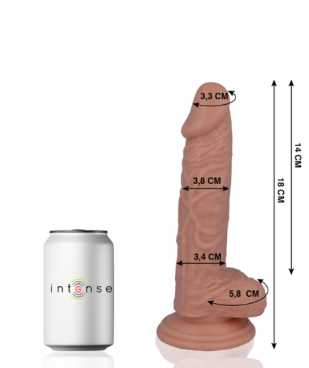 MR INTENSE - 11 PENE REALISTICO 18 CM -O- 3.8 CM