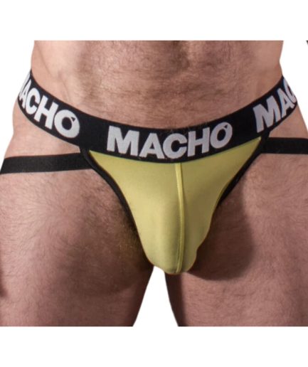 MACHO - MX25A JOCK AMARILLO LYCRA L