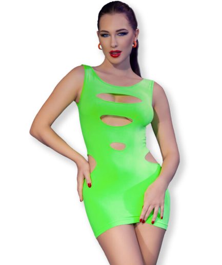CHILIROSE - CR 4621 VESTIDO VERDE S/M
