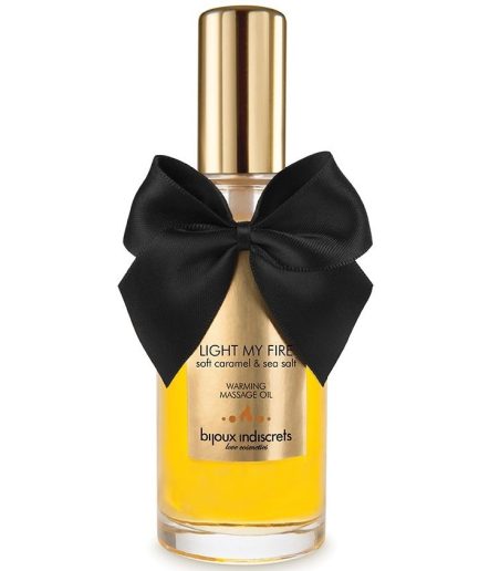 BIJOUX - ACEITE MASAJE EFECTO CALOR AROMA CARAMELO