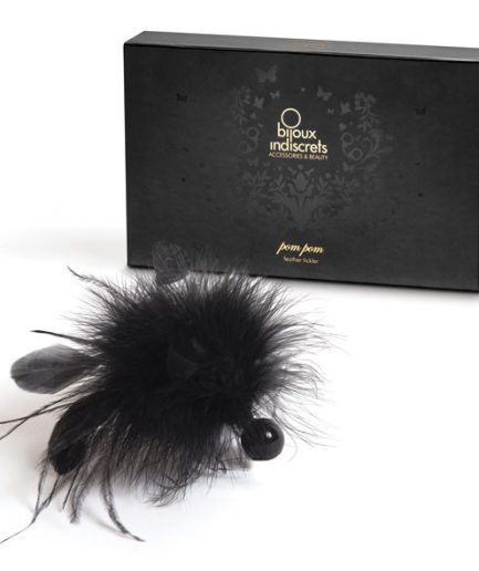 BIJOUX - POM POM PLUMERO DE PLUMAS