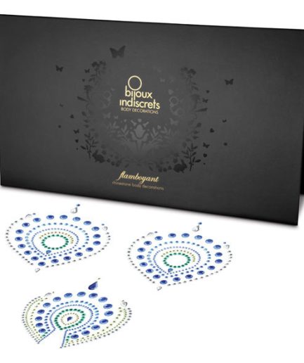 BIJOUX - INDISCRETS FLAMBOYANT AZUL & VERDE