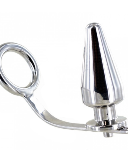 METAL HARD - ANILLO ACERO CON PLUG ANAL 80 X 55 MM