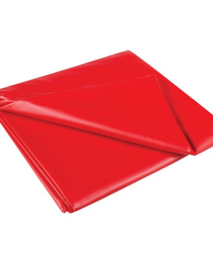 JOYDIVISION SEXMAX - SABANA ROJA DE PLASTICO REUTILIZABLE