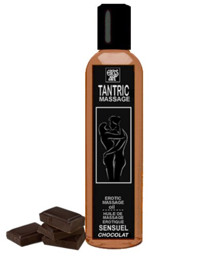 EROS-ART - ACEITE MASAJE TANTRICO NATURAL Y AFRODISÍACO CHOCOLATE 100 ML